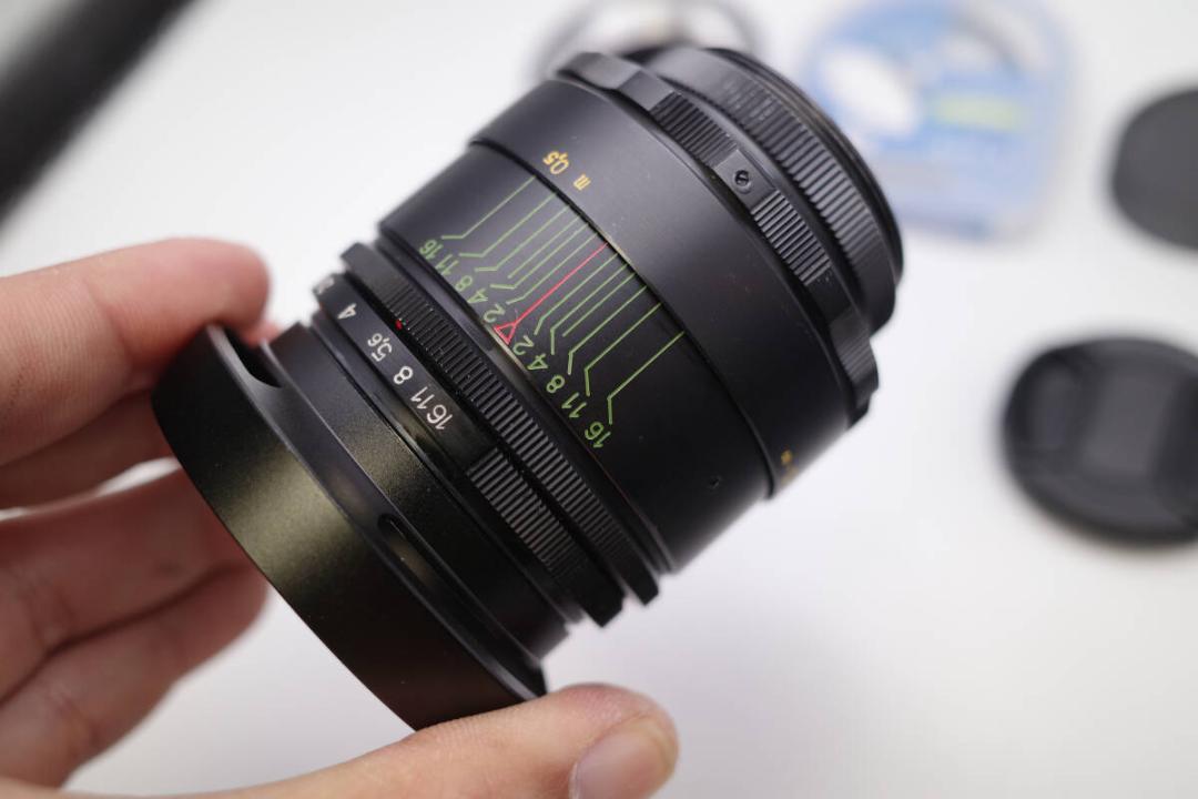 20　未使用　ぐるぐるボケレンズ　ヘリオス　44-2　M42アダプター付