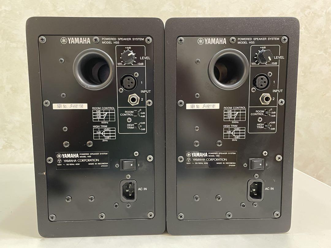 YAMAHA HS5パワードスタジオモニタースピーカー×2本