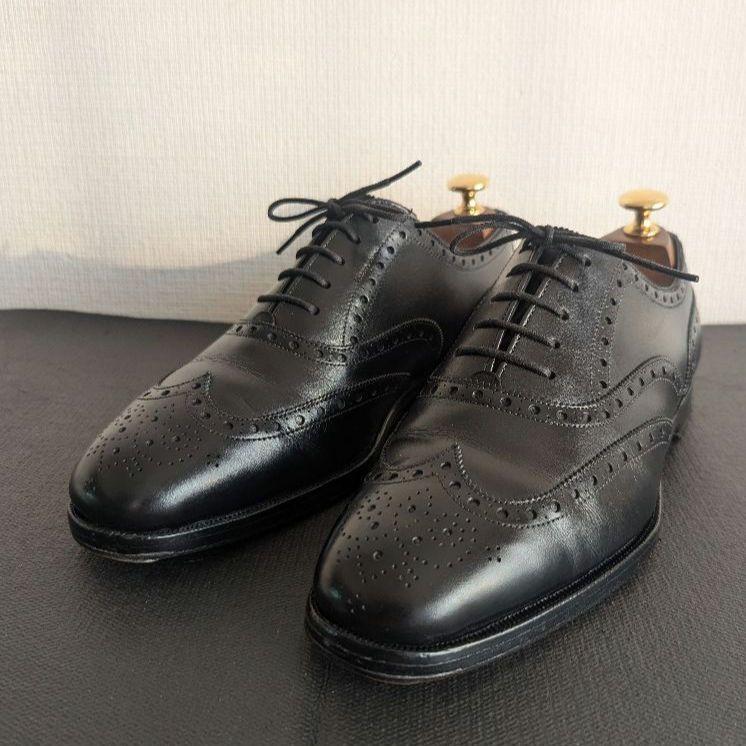 GRENSON footmaster フルブローグ 黒 UK5.5F