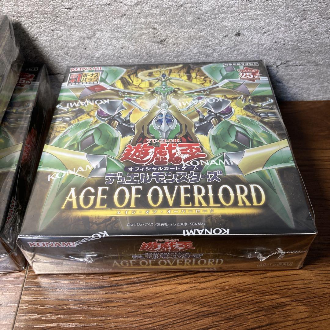 【美品】AGE OF OVERLORD シュリンク付き未開封　3BOXセット