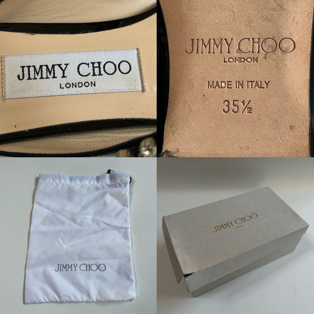 美品✨JIMMYCHOO Bing Flat 35 1/2 ビジュー ミュール