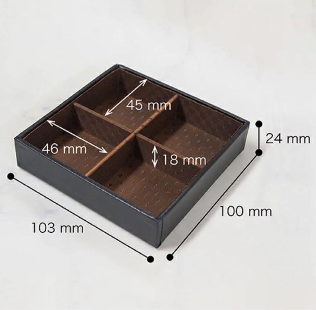 【LA VITA IDEALE】メンズボックスL 収納ケース レザーケース