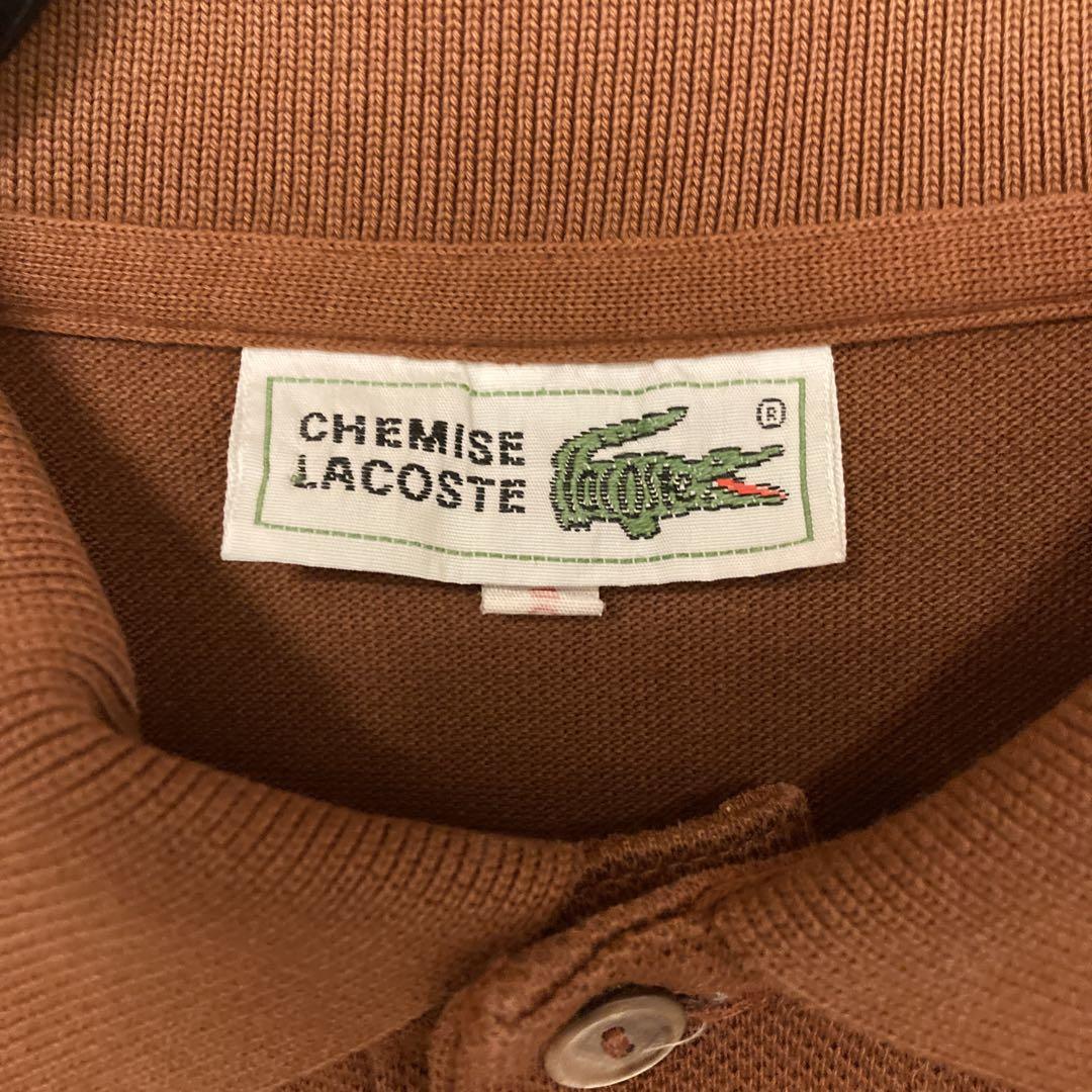ラコステ ブラウン サイズ5 CHEMISE LACOSTE 大沢商会