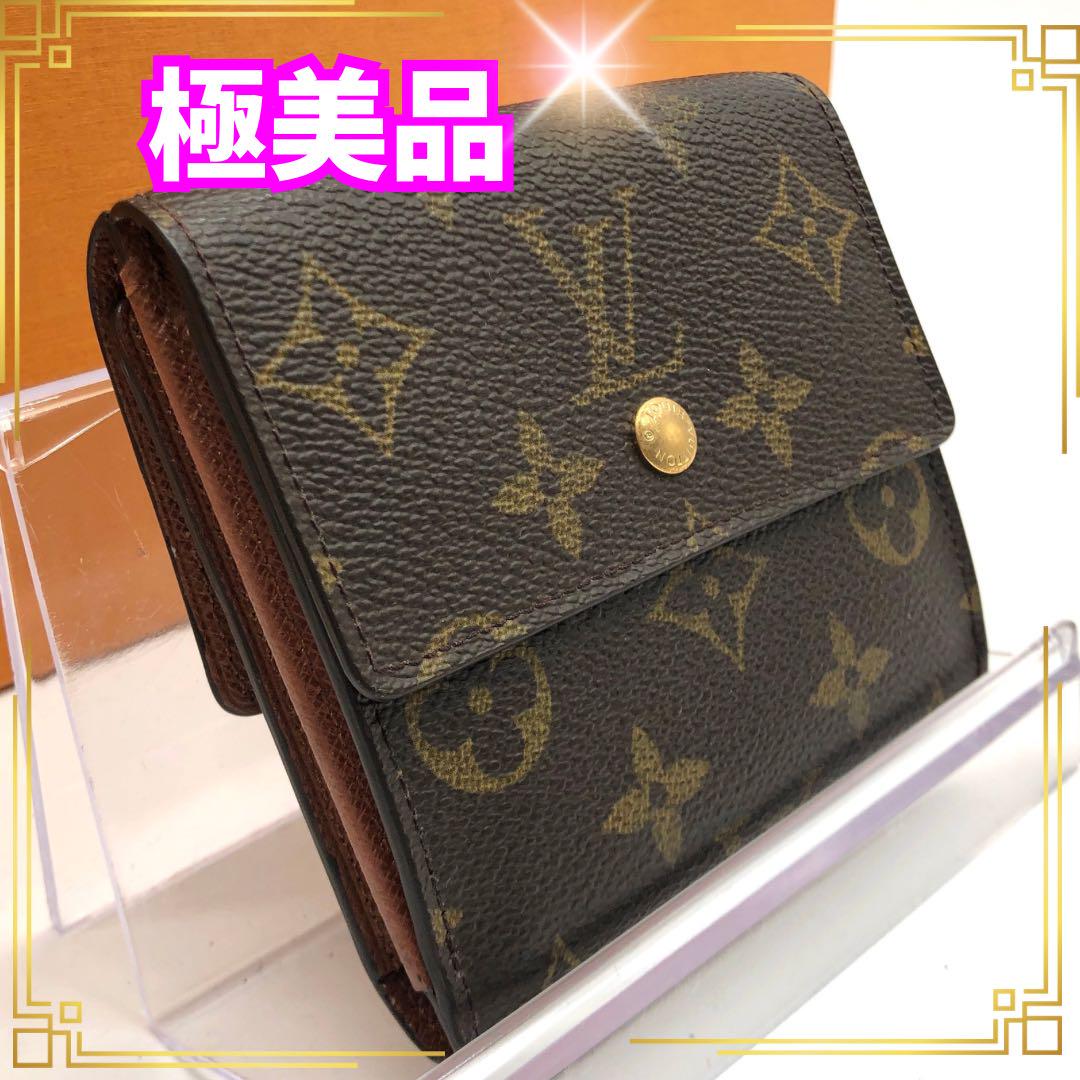 ルイヴィトン ポルトモネビエカルトクレディ 三つ折り財布 モノグラム コンパクト