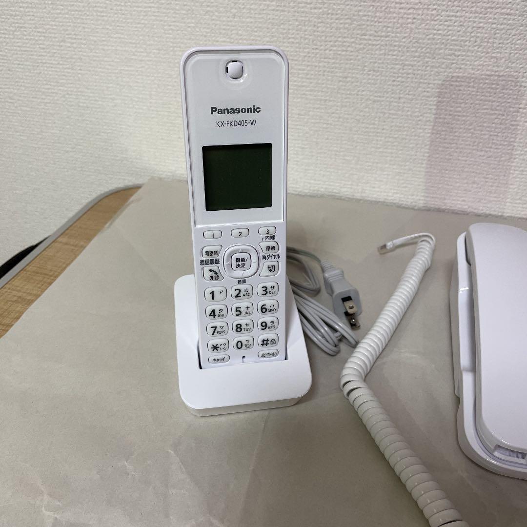 します〕 パナソニック VE-GD27DL-W 新品 cfPRe-m65104836001 電話機 ≣しています