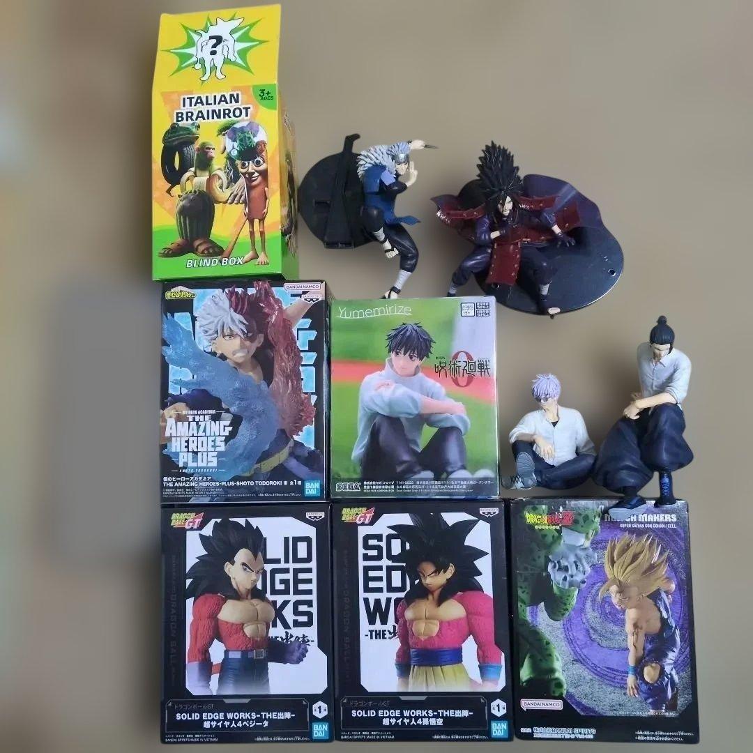 プライズフィギュア セット ナルト疾風伝 ドラゴンボール 呪術廻戦 焦凍 カヲル