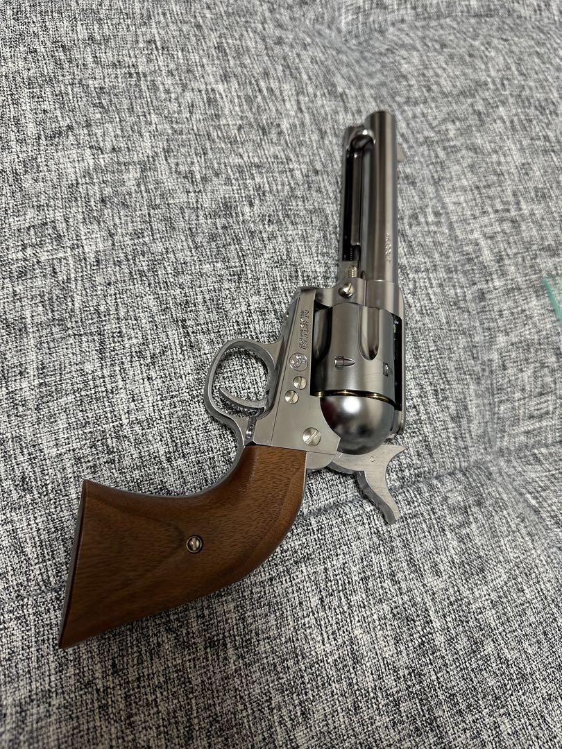 マルシン　SAA シビリアン　シルバーABS 木製グリップ