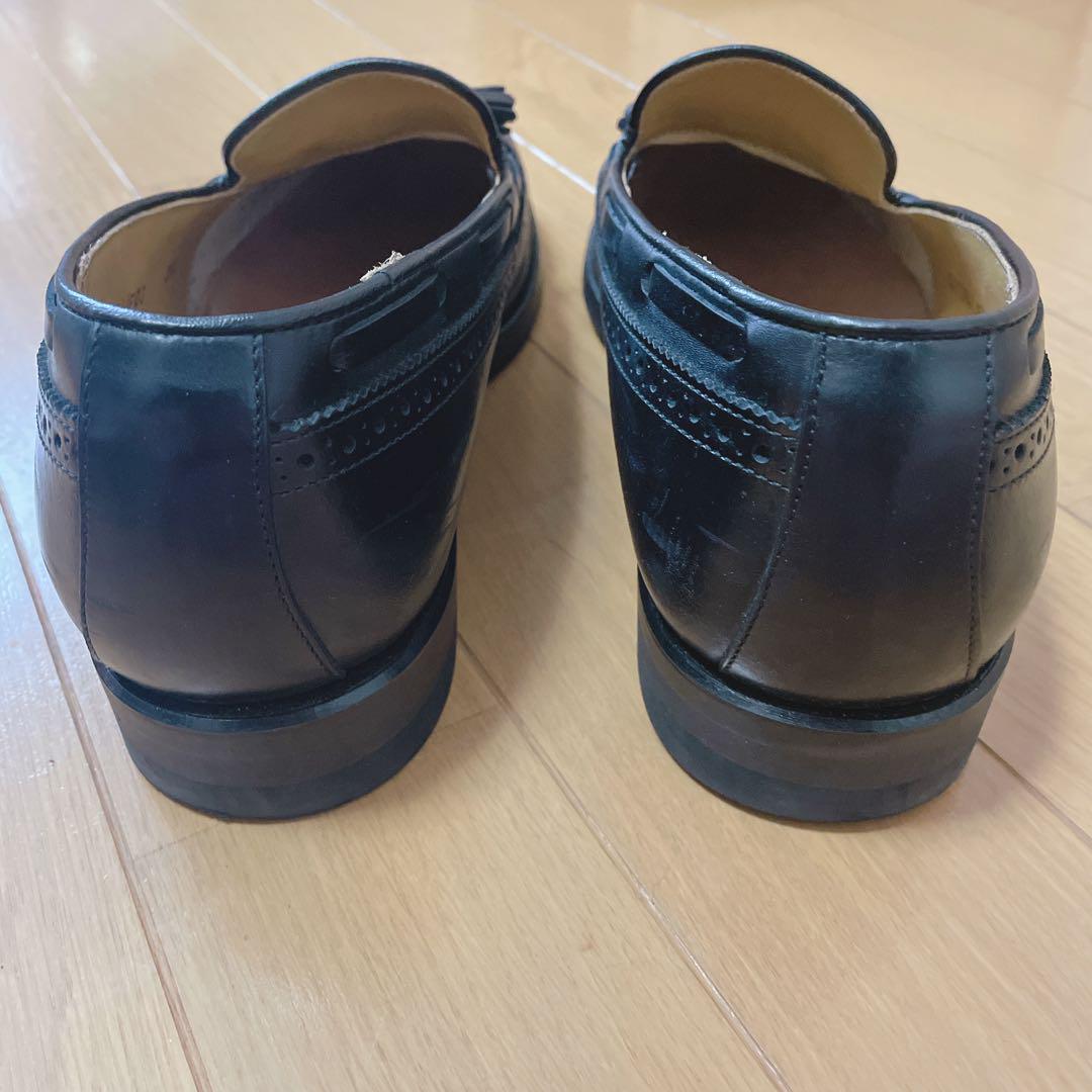 REGALリーガル タッセルローファー ウイングチップ レザーシューズ 25.5