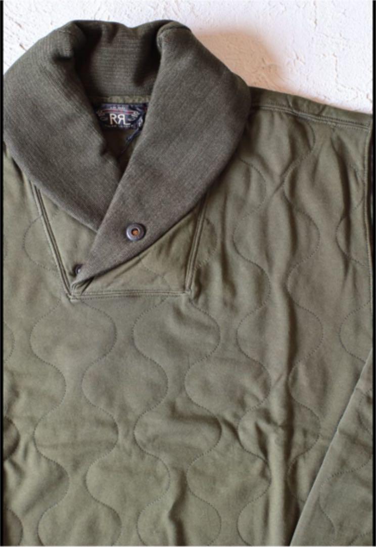 新品*RRL*キルテッド ジャージー プルオーバー*M*　ダブルアールエル
