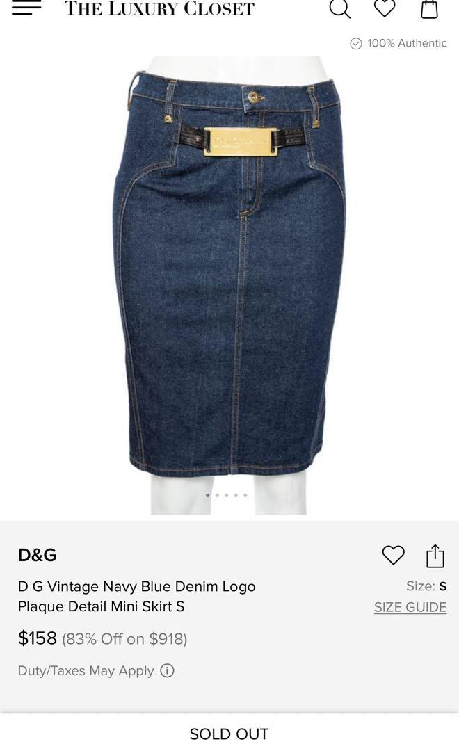 ドルチェ＆ガッバーナ デニムペンシルスカートDolce & Gabbana