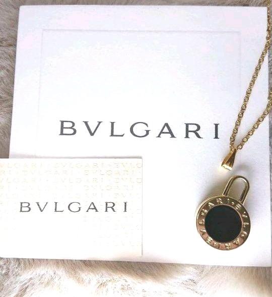 定番格安 正規 未使用 BVLGARI ロゴ刻印 パドロックチャーム ネックレスチェーン lYTOu-m65109905283 最新作人気SALE