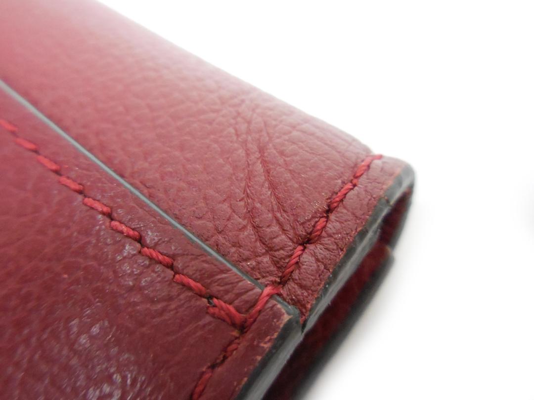 良品 Cartier Cドゥ カルティエ 名刺入れ カードケース ボルドー 良品 Cartier Cドゥ カルティエ 名刺入れ カードケース ボルドー