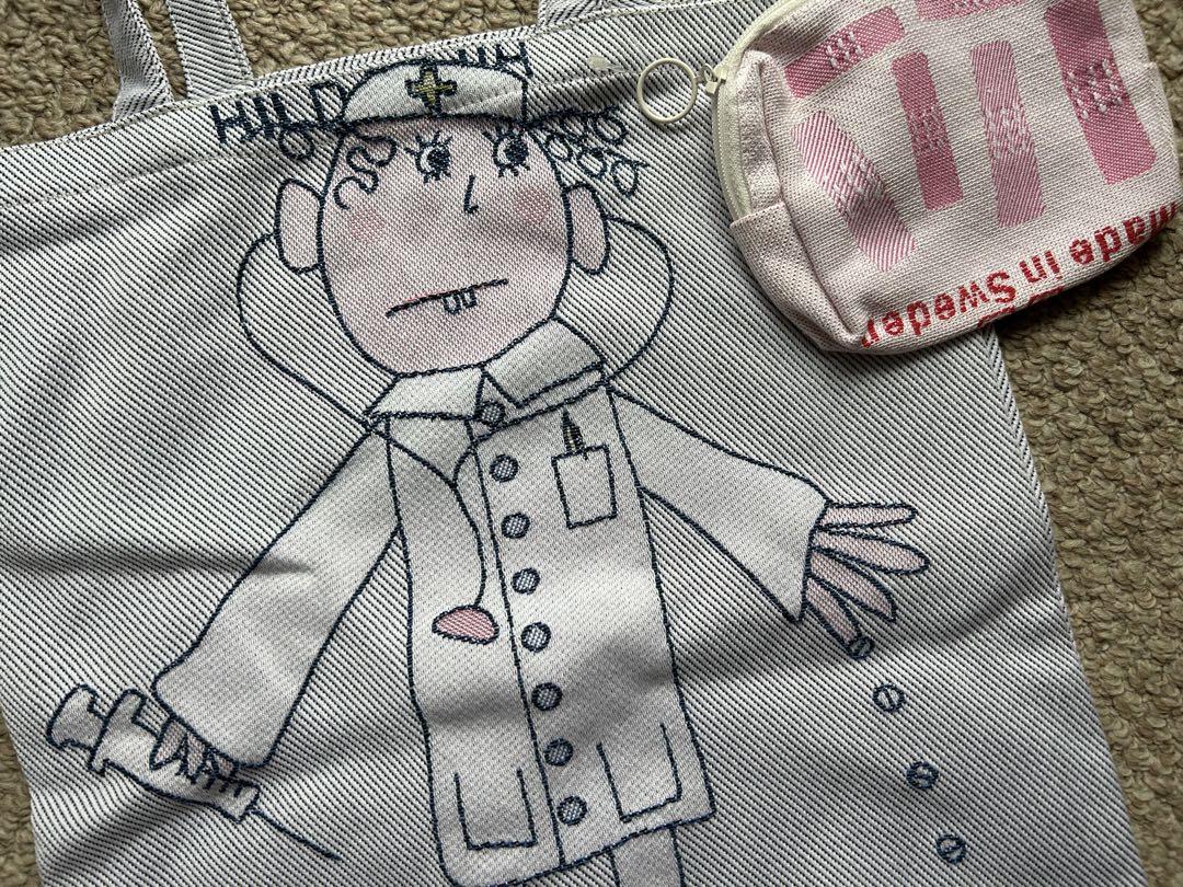北欧 スウェーデン HildaHilda トートバッグミニポーチ付き新品