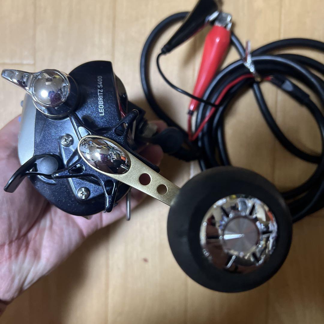 ✨ダイワ レオブリッツS400 電動リール⚡️動作保証　美品　電源ケーブル　コード