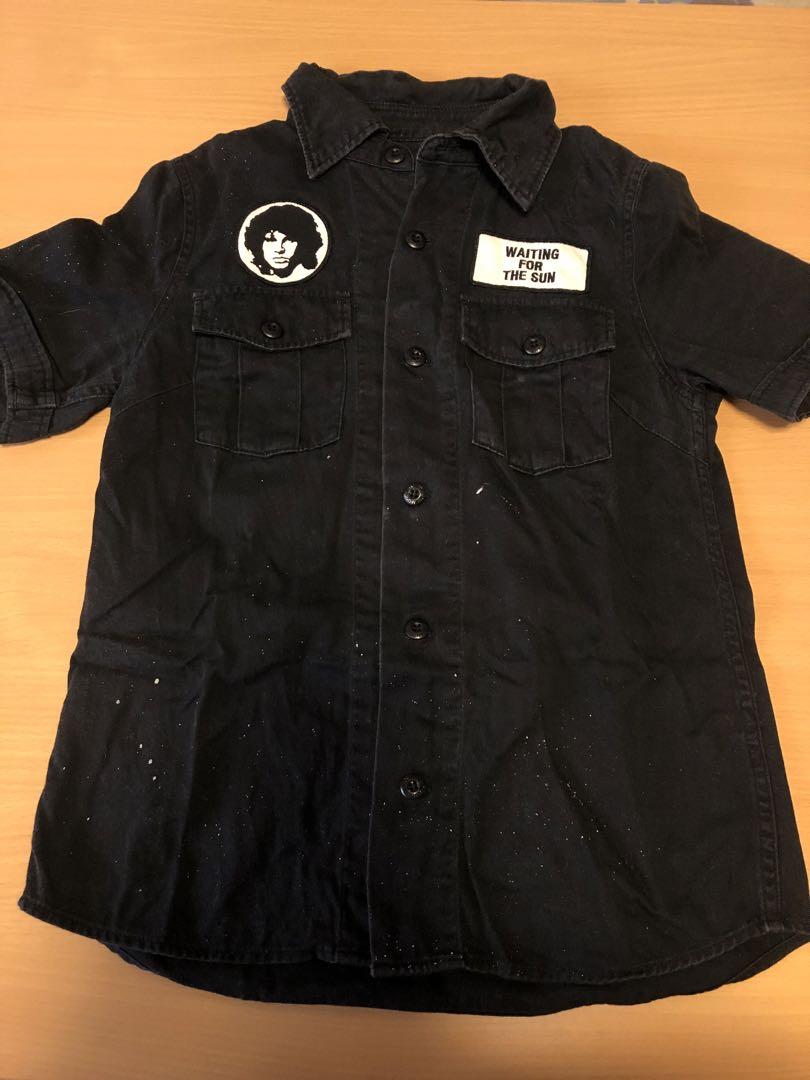 【美品】ヒステリックグラマー　半袖カッターシャツ　フリーサイズ　男女兼用 7,395円