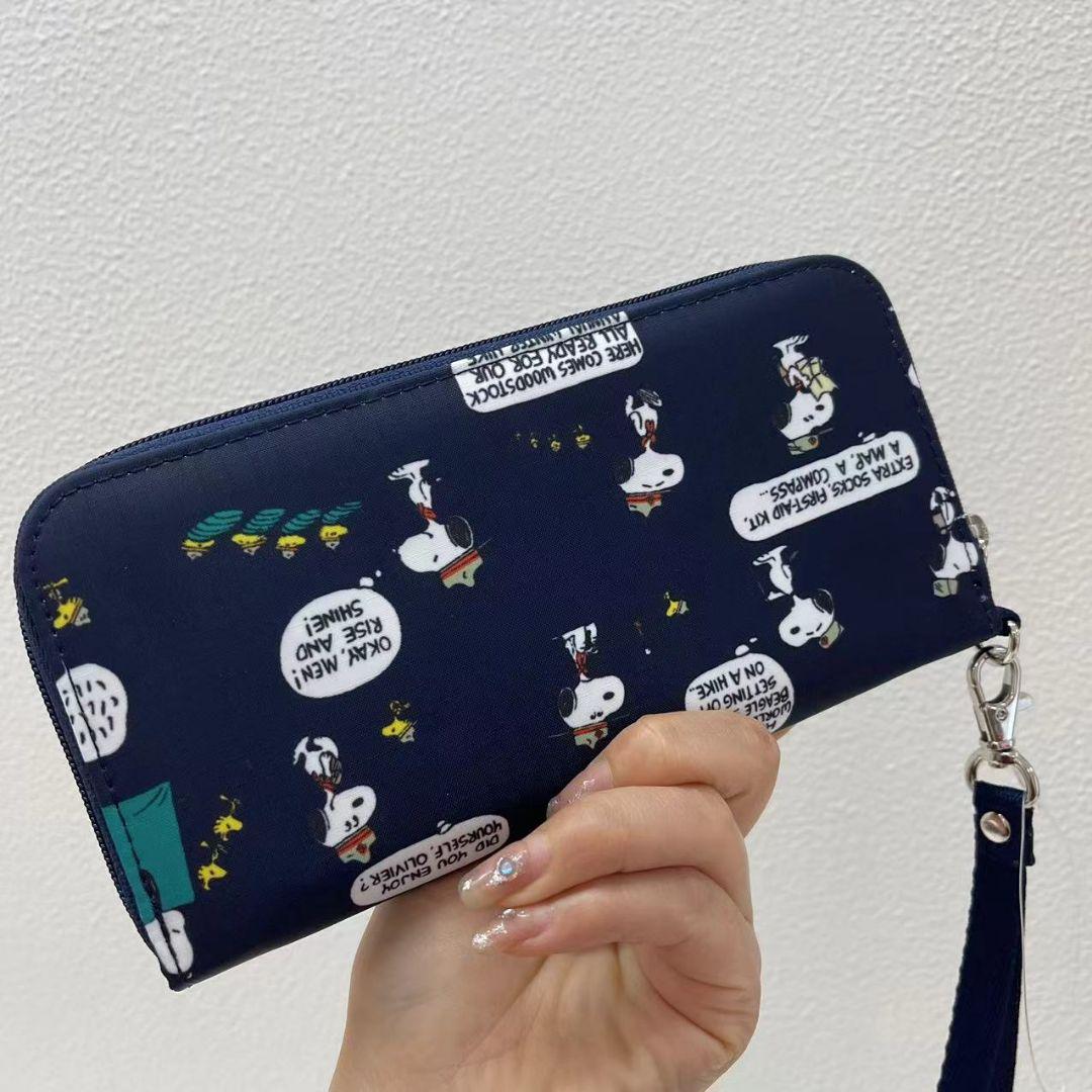 完売品 新品 レスポートサック スヌーピー アンドウッドストック 長財布 3ZIP COSMETIC スヌーピーアンドウッドストックグリーン