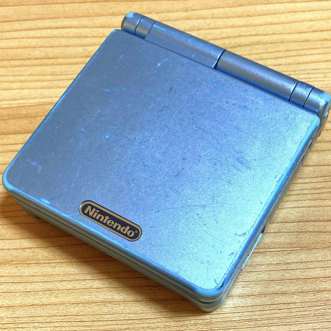 【動作確認済】任天堂ゲームボーイアドバンスSP 本体 (パールブルー) 8,499円