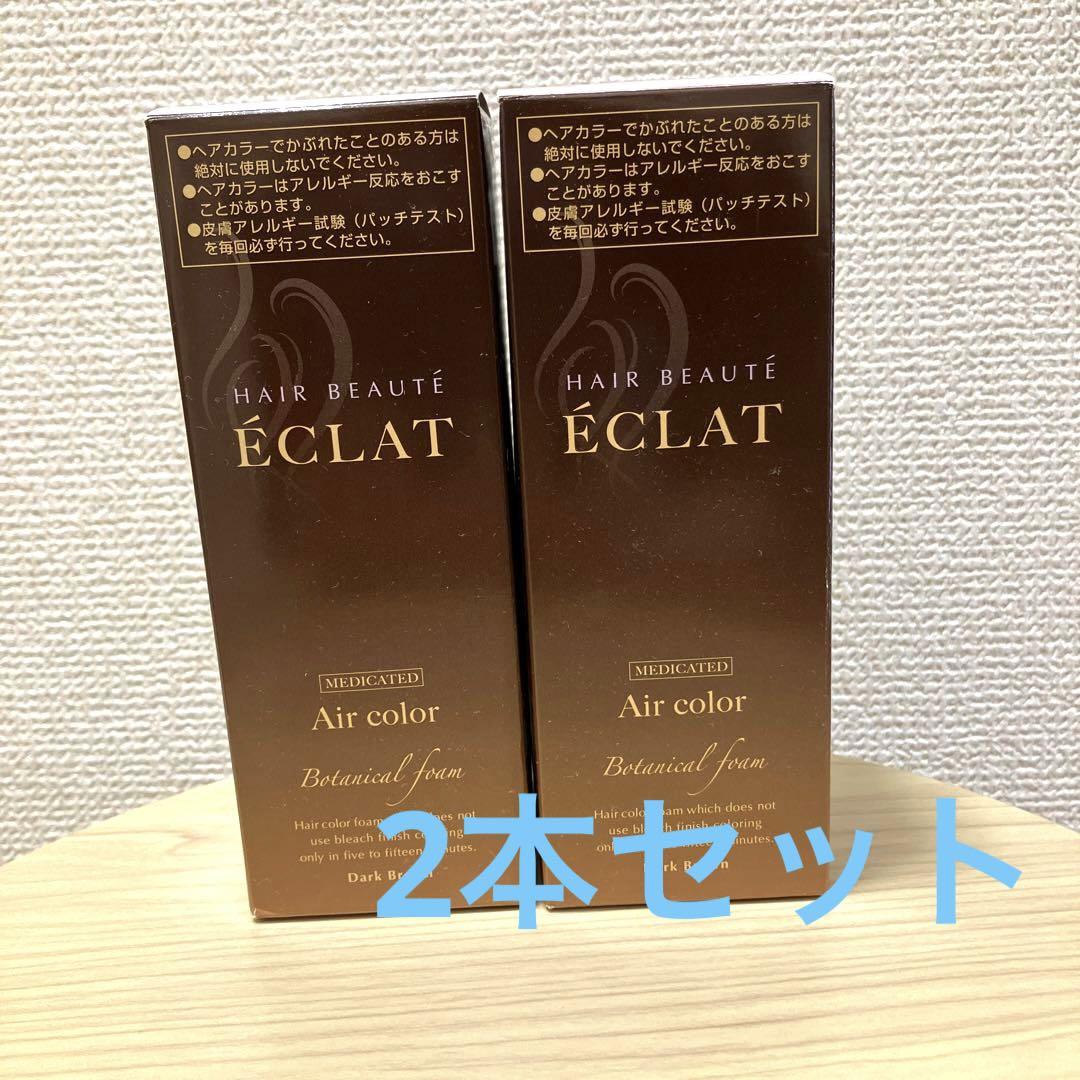 ヘアボーテ エクラ ボタニカルエアカラーフォーム ダークブラウン 80g