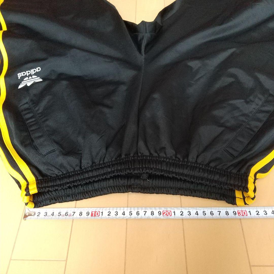 adidas トラックスーツ ブラック イエロー ジャージ セットアップ