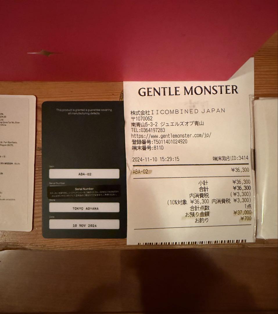 GENTLE MONSTER ジェントルモンスター Aba02