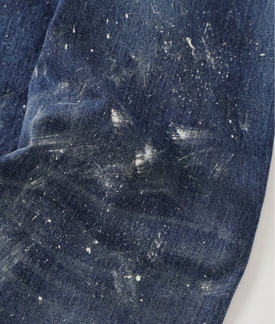 新品完売J.S.steadワイドストレートデニムパンツユーズドペンキ加工 新品完売J.S.Homesteadワイドストレートデニムパンツユーズドペンキ加工