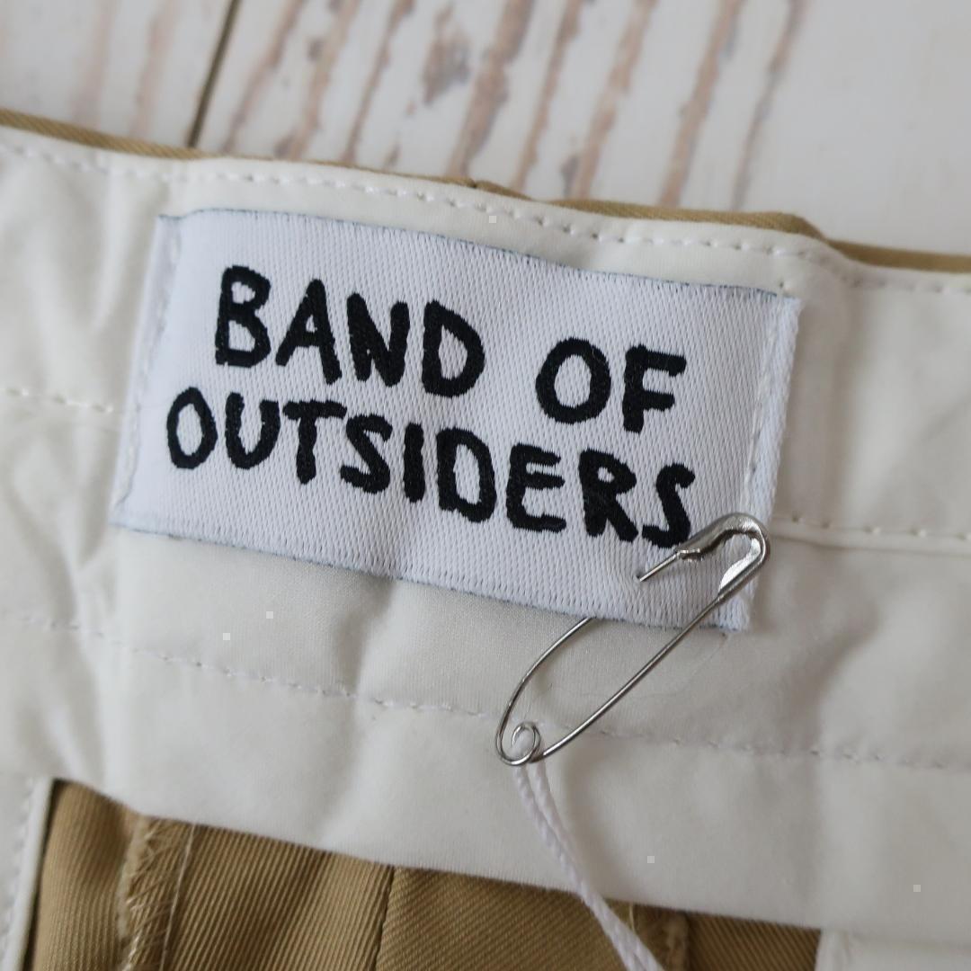 未使用 BAND OF OUTSIDERS 春夏 チノパン パンツ カーキ L