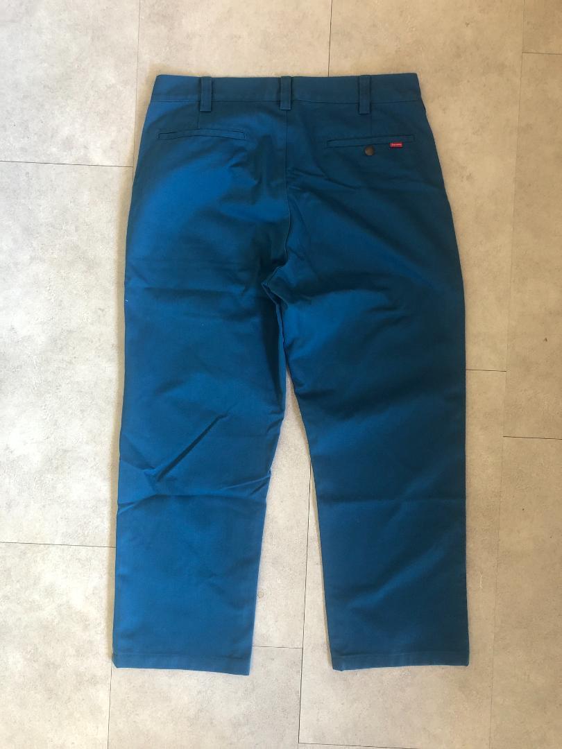 Supreme 2019AW Work Pant ブルー