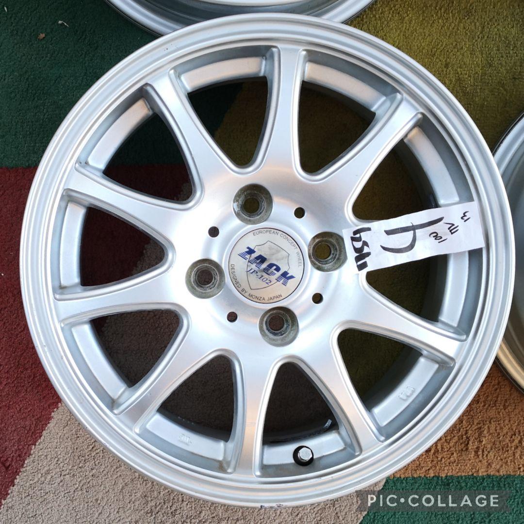わせくださ→ ZACK 100 4H ホイール付き4本セッ N8S6g-m65117029721 jp-102 アルミ14×5.5J タイヤやホ
