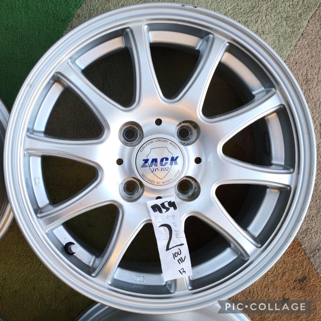 わせくださ→ ZACK 100 4H ホイール付き4本セッ N8S6g-m65117029721 jp-102 アルミ14×5.5J タイヤやホ