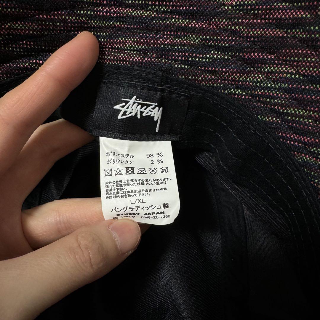 【美品】stussy ステューシー バケットハット L/XL