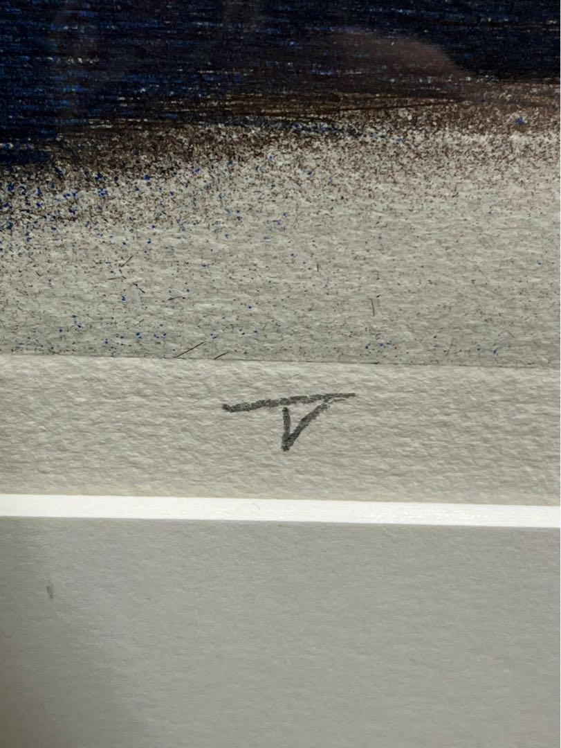 辰野登恵子「TWIN COLORS V」2001年 銅版画 シロタ画廊シール付き 辰野登恵子「TWIN COLORS V」2001年 銅版画 シロタ画廊シール付き