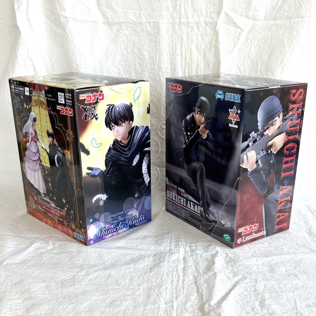 【新品未開封】プライズフィギュアまとめ売り　11体　プロセカ　コナン　メダリスト 新品未開封 名探偵コナン XrossLink.Luminasta 新一フィギュア