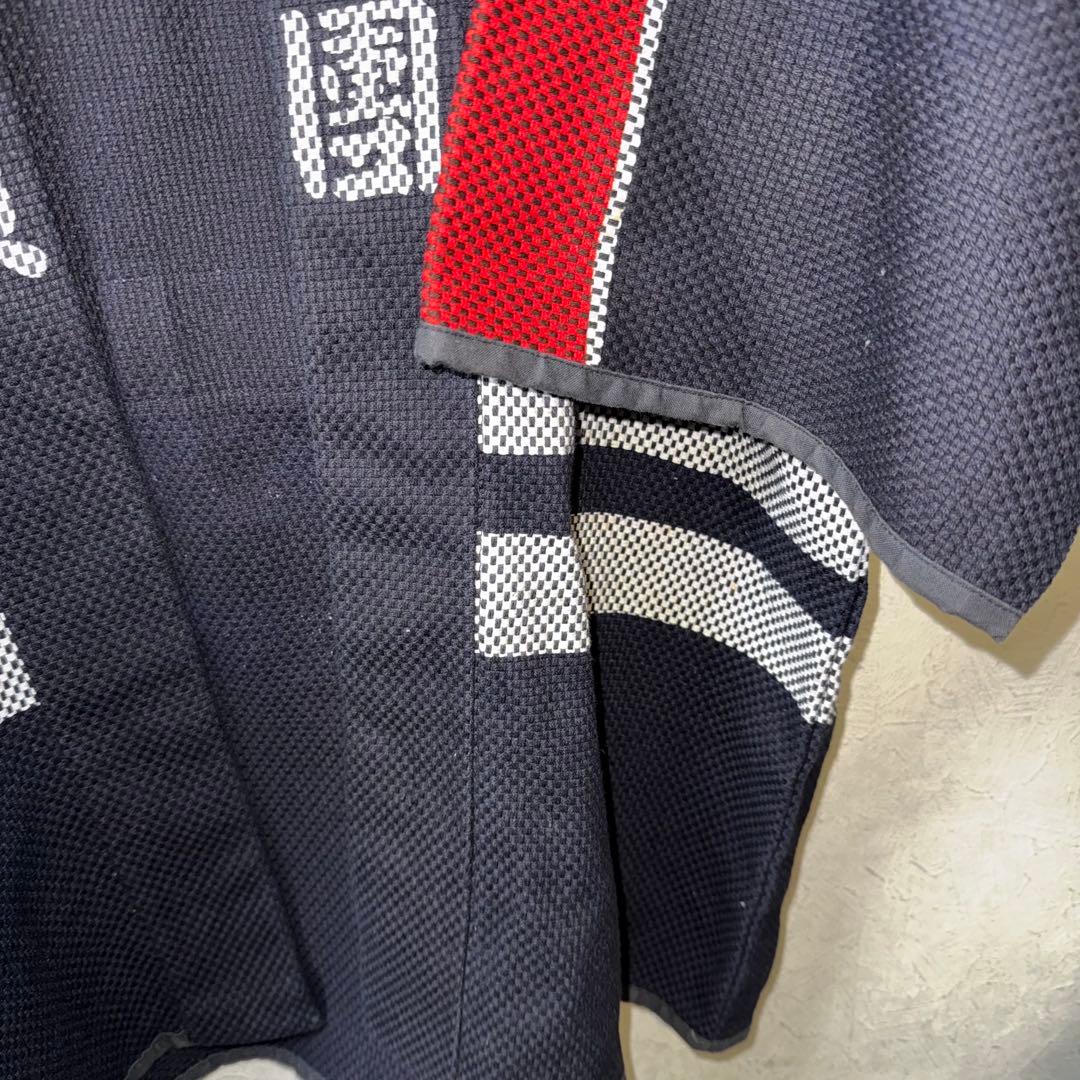 美品 消防団法被 半纏 火消し 刺子 団長ハッピ 昭和レトロ リメイク コスプレ 美品 消防団法被 半纏 火消し 刺子 団長ハッピ 昭和レトロ リメイク コスプレ