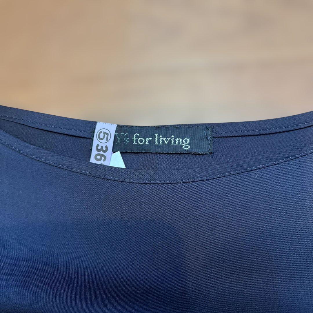 Y's for living ノースリーブワンピース ネイビー - メルカリ