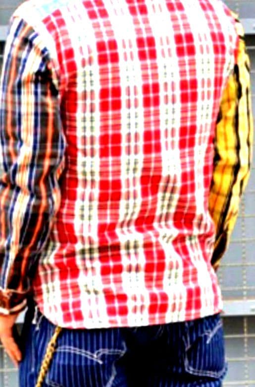 ダルチザン studio dartisan チェッククレイジーワークシャツ