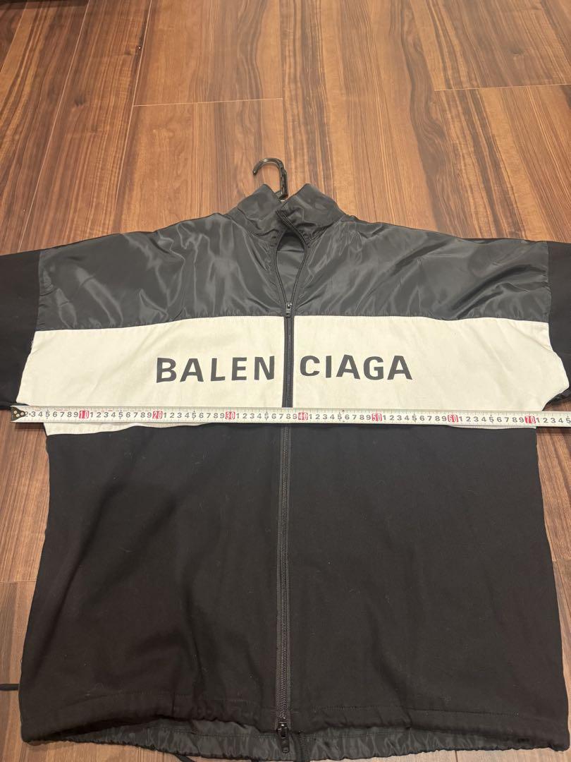 BALENCIAGA ナイロンジャケット ブラック/ホワイト