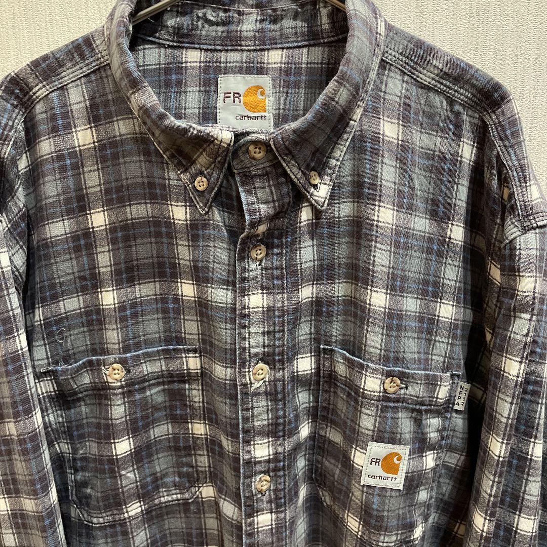 正規品2022 carhartt チェックシャツ ビッグシルエット ヴィンテージ カーハート gQZTC-m65127165387 得価低価