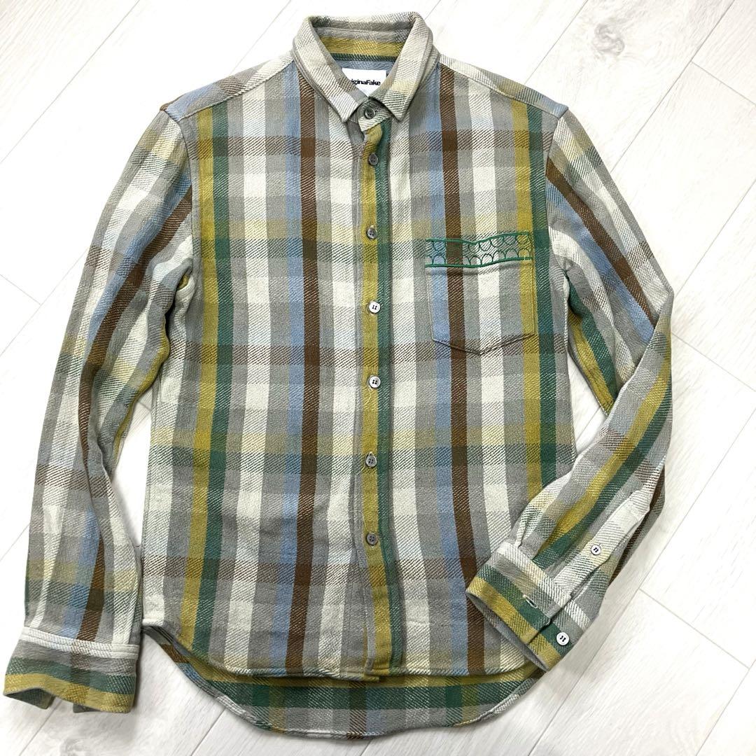 KAWS ORIGINAL FAKE ヘビーネルシャツ メディコムトイ