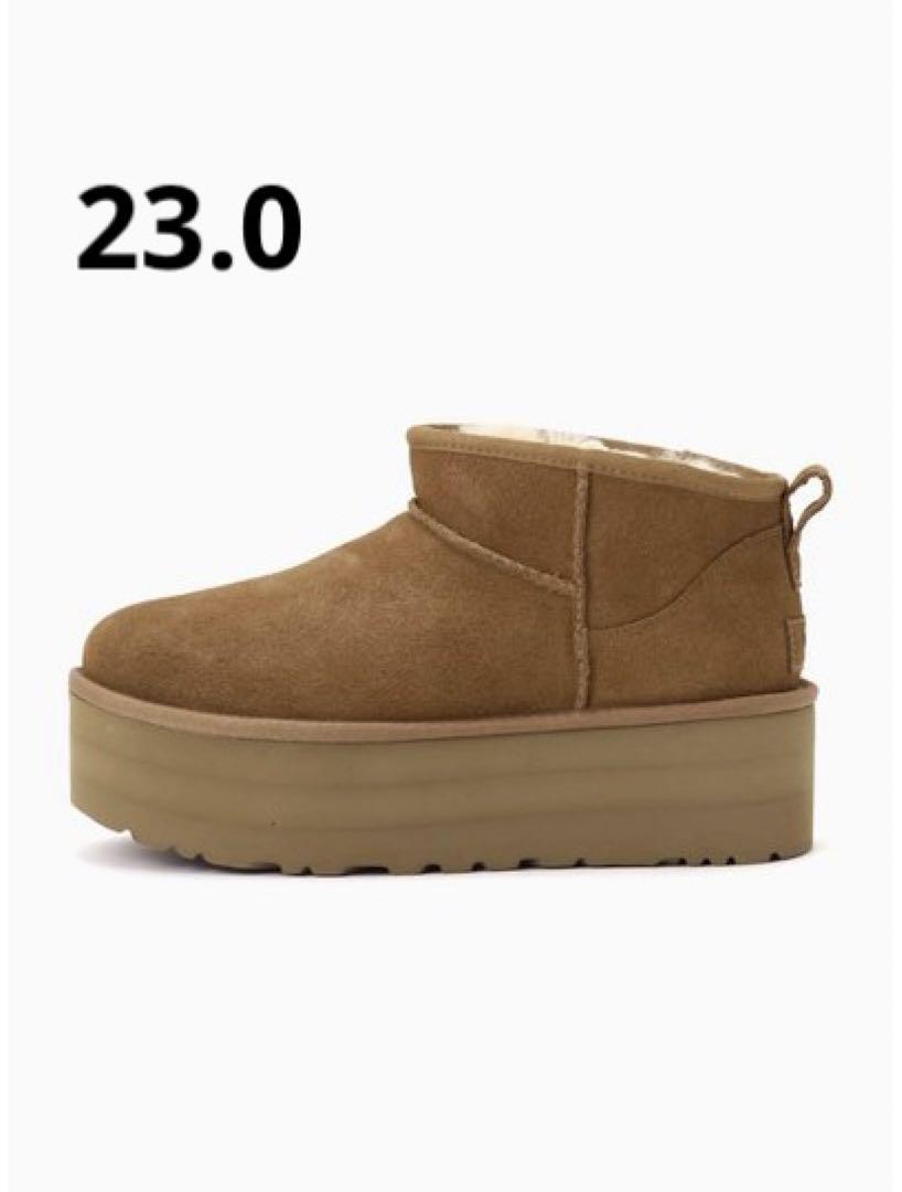 【ギフト、ショッパー付】UGG クラシック ウルトラ ミニ プラットフォーム
