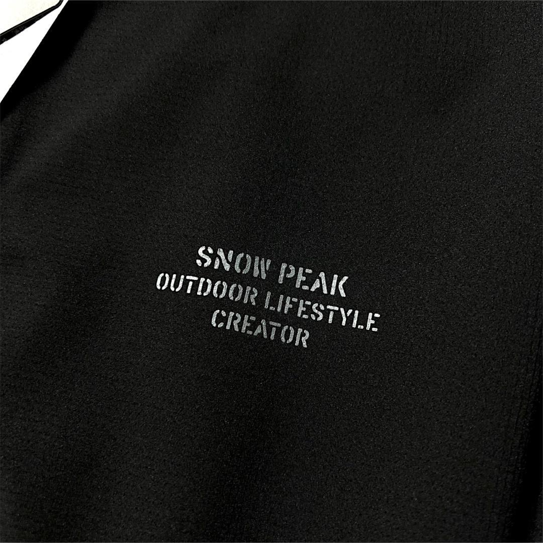 L Snow Peak 2024トレンド仕様 フーデッドジャケット ブラック