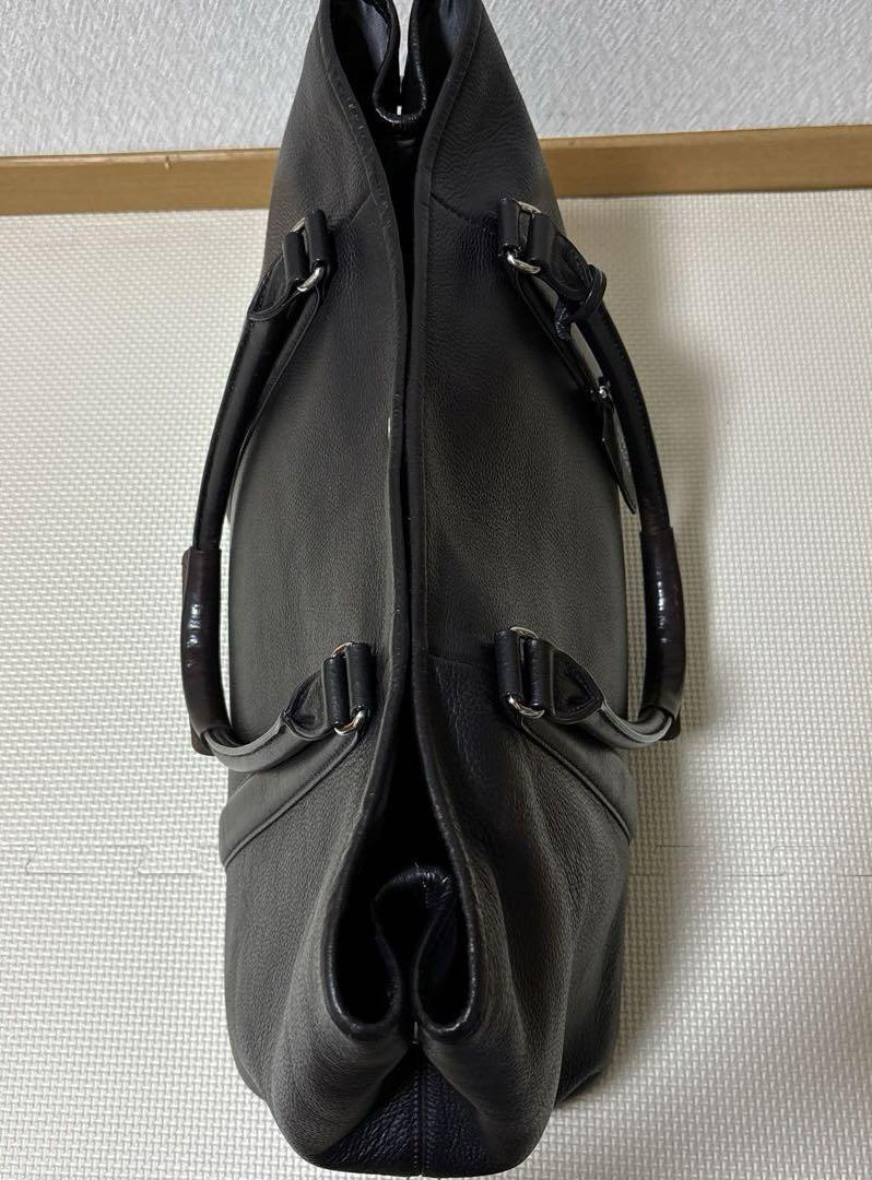 BARNEYS NEWYORK トートバッグ レザー ブラック