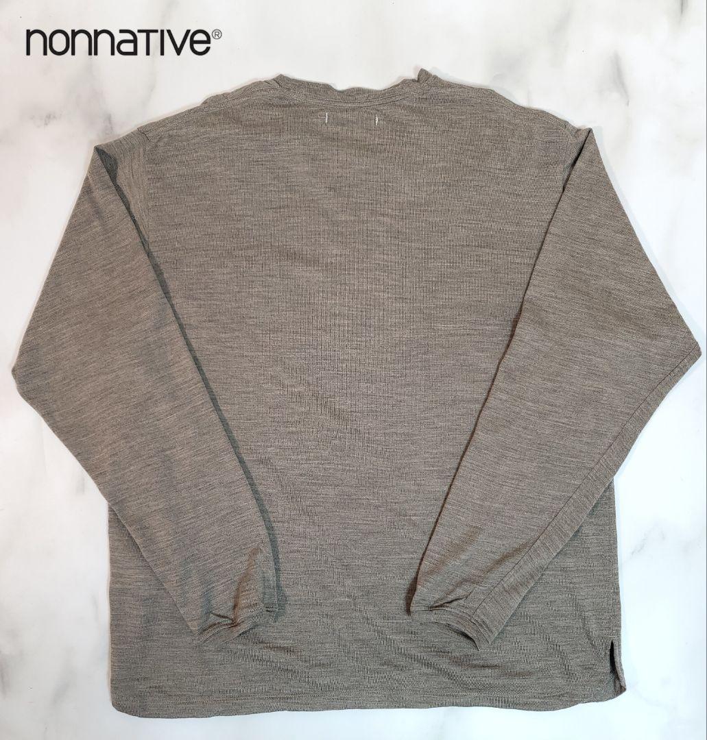 トップス nonnative / DWELLER L/S TEE WOOL JERSEY