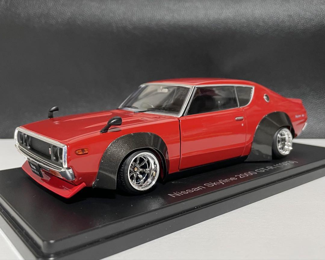 1/24 アシェット 国産名車 スカイラインGT-R ケンメリ改 カスタム