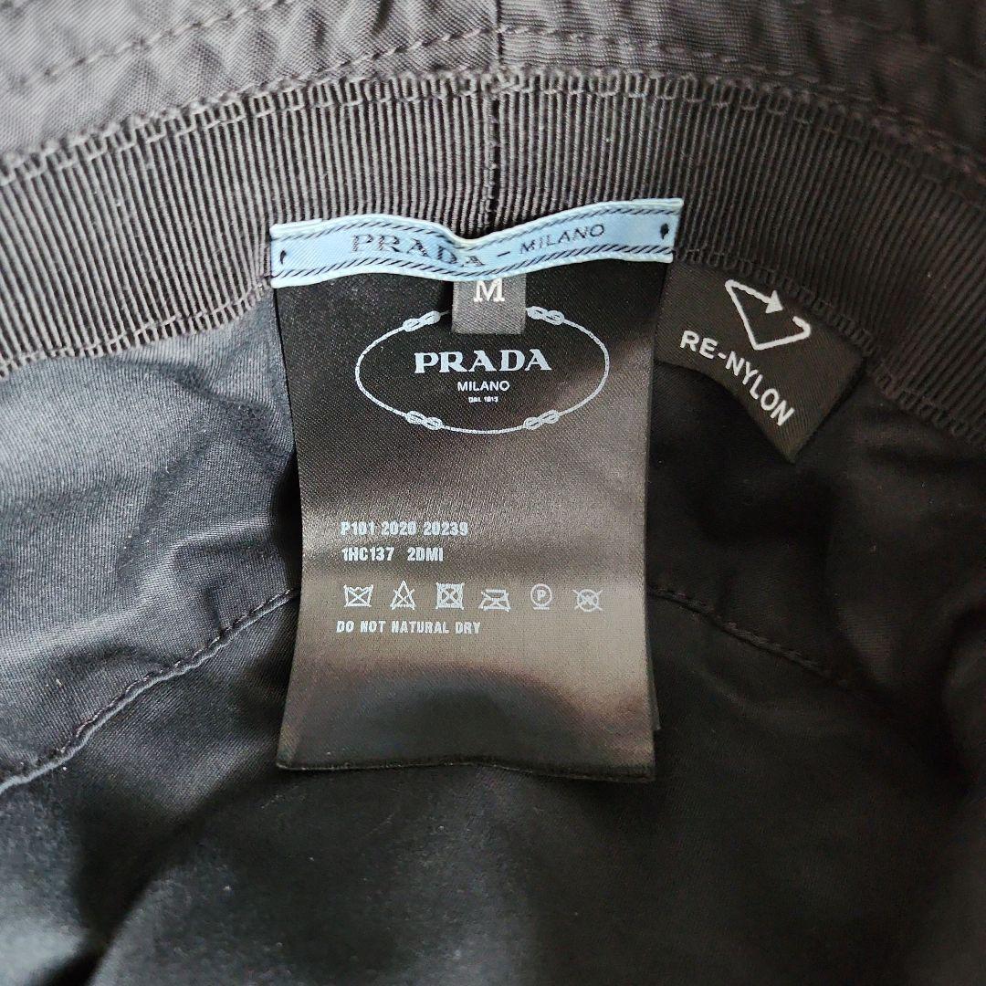 PRADA ブラック バケットハット Mサイズ