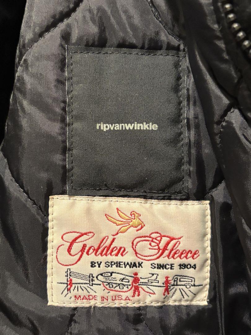 ripvanwinkle N-2B　ミリタリーブルゾン size S ブラック
