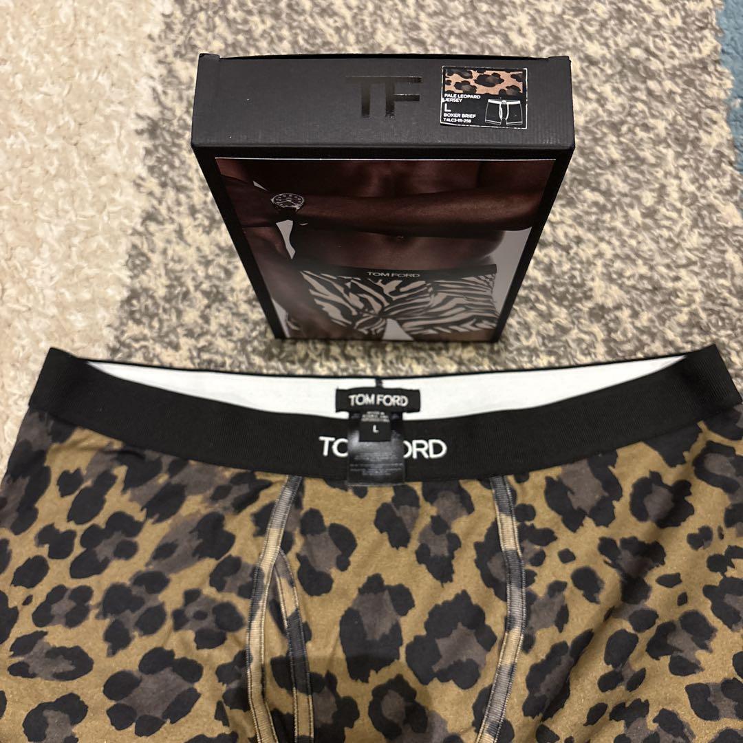 TOM FORD ヒョウ柄 ボクサーパンツ Lサイズ - メルカリ