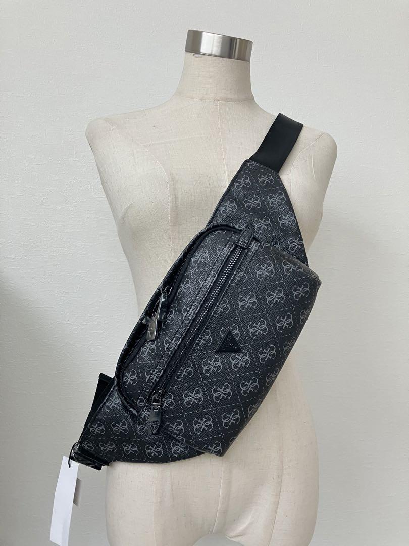 新品✨タグ付き　GUESS ゲス　 ウエストバッグ　ボディバッグ　ロゴ ブラック