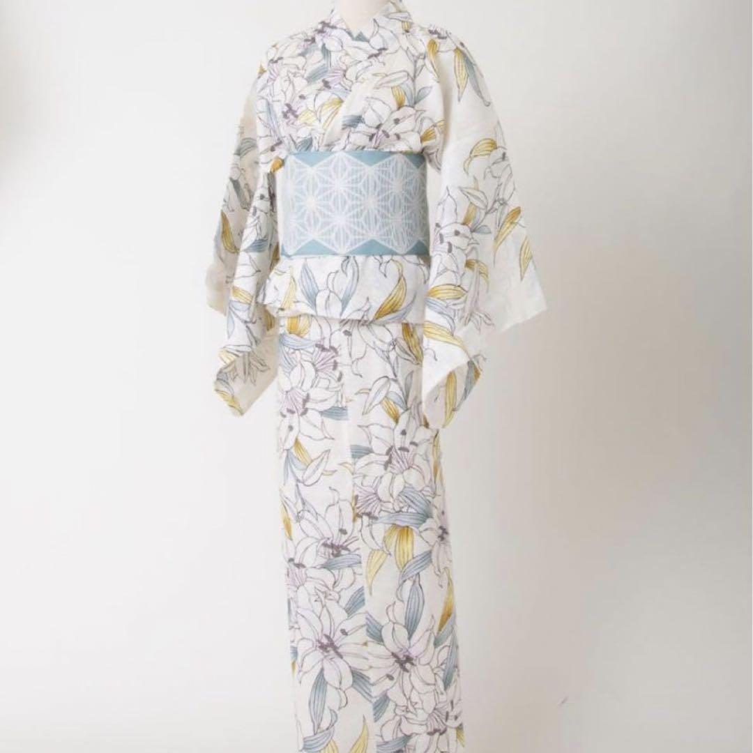 【新品未使用】プチプラのあや dearful 浴衣 PAユリユカタ3点セット