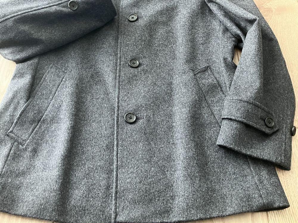 新品 定価6.5万 コムサメン メンズ カシミヤ混 ウール コート グレー M