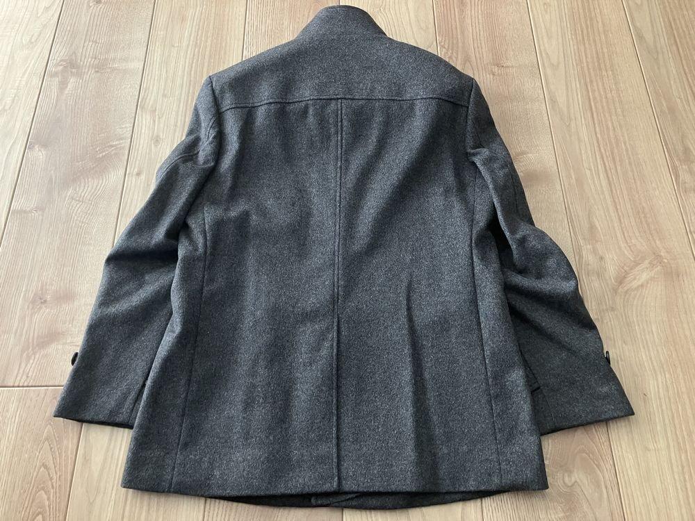 新品 定価6.5万 コムサメン メンズ カシミヤ混 ウール コート グレー M